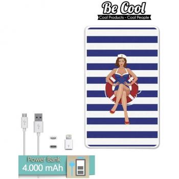 Becool® - Batería Externa Power Bank 4000 mah + Gratis 1 cable USB-MicroUsb