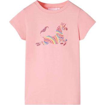 Camiseta infantil rosa 104 Día y Noche