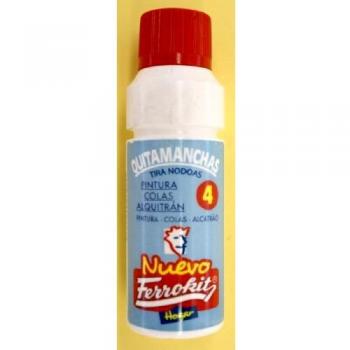 QUITA MANCHAS DE PINTURA COLAS ALQUITRAN PARA TODO TIPO DE TEJIDOS 50 ML FERROKIT