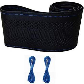 ZATOOTO Funda Volante Cosida - Funda Volante Cuero Coser, DIY con Aguja e Hilo, Azul