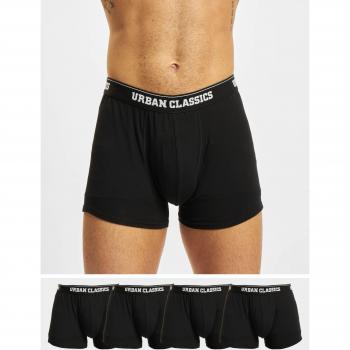 Urban Classics Organic 5-Pack Black Boxer Shorts for Men