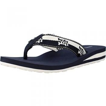 Chanclas Mujer Tommy Hilfiger Colorblock Webbing Sandal 39 con Logo