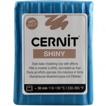Cernit Brillante 56g, Acrilla, Azul, 7x5.5x1.5 cm
