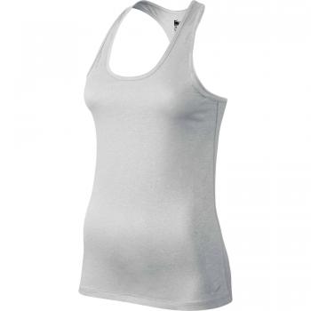 Nike W NK DRY BALANCE Camiseta Sin Mangas, Mujer, Blanco, XL