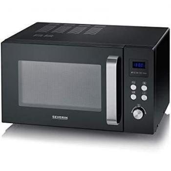 Severin MW 7756 - Microondas de encimera solo, 25 L, 900 W, negro