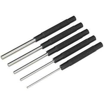 Sealey AK9124 Long Pattern Parallel Pin Punch Set, 5 Pieces