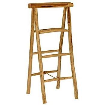 Kave Home - Toallero Marge de Madera Maciza de Teca 50 x 100 cm