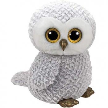 TY Peluche, juguete, color gris, 40 cm