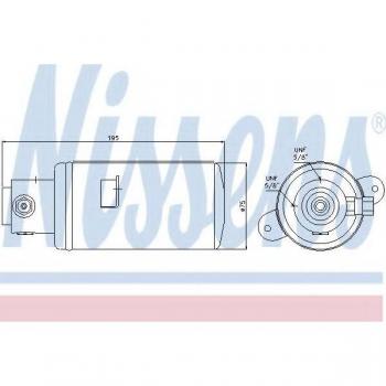 Filtro deshidratante NISSENS 95076 para aire acondicionado