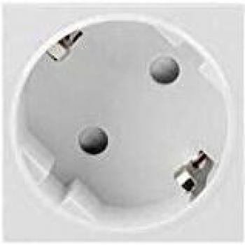 Roseta Pared LANBERG 230V SCHUKO 16A Blanco