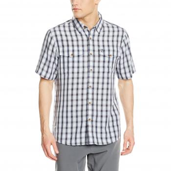 FJALLRAVEN Abisko Cool Shirt SS M Camisa, Hombre, Bluebird, L