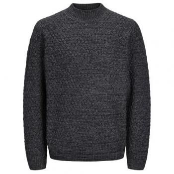 Jack & Jones Premium Men's Solid Knit Sweater with Round Neck, Size S