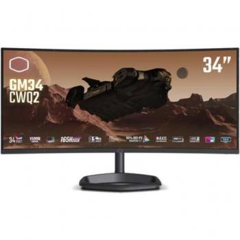 Monitor Gaming Curvo Cooler Master GM34-CWQ2 34 UWQHD 3440x1440, 180Hz, 0.5ms, VA, FreeSync Premium