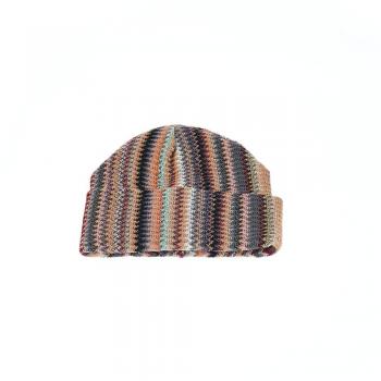 Missoni Multicolor Geometric Wool Beanie - Unisex