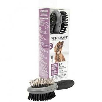 Vetocanis BIO000445 Cepillo Neumático Doble Perro