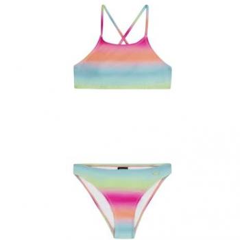 Bikini Protest Jonoi para Niñas - Bralette Deportivo Azul y Rosa, Talla 152