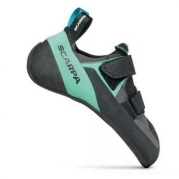 Scarpa Arpia V LV Climbing Shoes, Shark/Aqua, Size 41, Model Number: 70087/000-SrkAqua-41