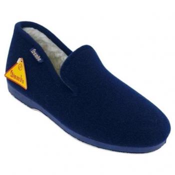 Zapatillas de casa Wamba Confortable con interior de borreguito y suela al tono, marca Calzados Victoria, modelo 2071 Bamba varios 15600 Marino