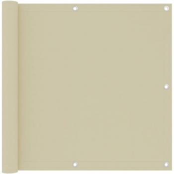 Toldo para balcón tela oxford crema 90x300 cm