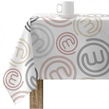 Mantel resinado antimanchas Belum 0400-26 Multicolor 250 x 150 cm, tejido 100% algodón, tacto suave, impermeable y repelente a líquidos