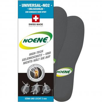 Noene Einlegesohlen NO2 Universal - Plantilla cómoda, Talla 45