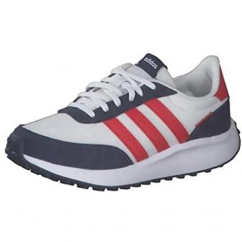 Zapatillas Sneakers Adidas Run 70S para niños en color multicolor, Blancas con Rojo Vivo y Azul Oscuro, Talla EU 37 1/3