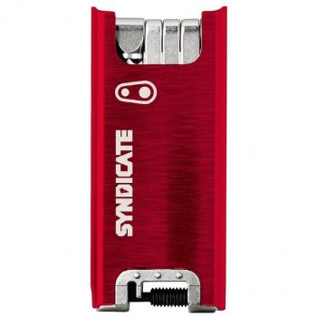 Crank Brothers F15 Syndicate Edition Multi-Tool - 115351, Talla única, Rojo
