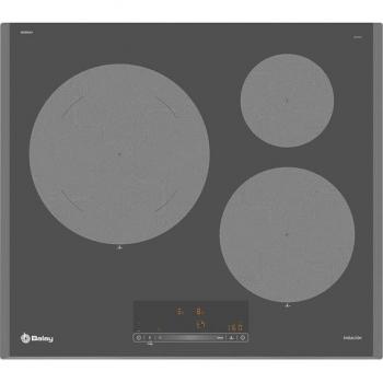 Encimera de Inducción Balay 3EB965AH con 3 Zonas de Cocción y Ancho de 60 cm Color Negro