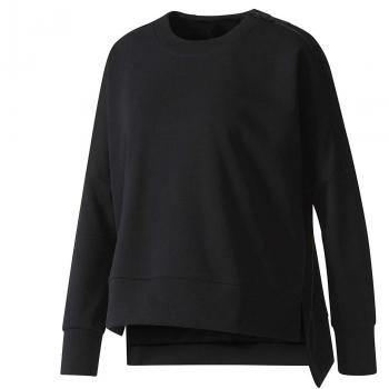 adidas Glory Crew Camiseta, Mujer, Negro