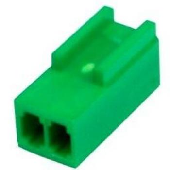 ModderSmart - 2-pin Molex Power Connector - Female - Green - UV Reactive