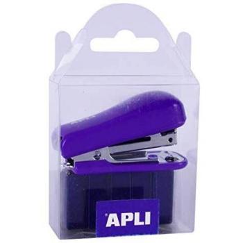 Grapadora Apli 14945 Violeta con Grapas Nº10