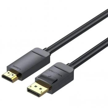 CONVERSOR DISPLAYPORT/M A HDMI/M 4K 1.5 M NEGRO VENTION
