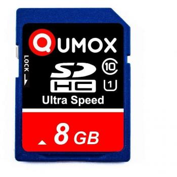 QUMOX Tarjeta SD de 8GB Clase 10 UHS-I