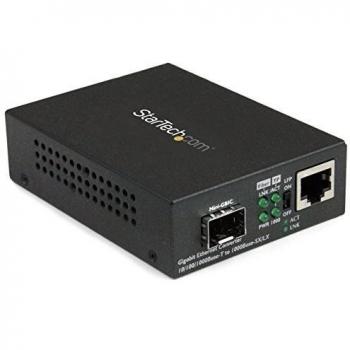 StarTech.com Gigabit Ethernet Fiber Media Converter with Open SFP Slot