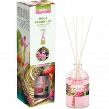 Ambientador Mikado Aromas Florales Prady - Frasco Cristal 100ml - Varitas Difusoras