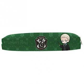 Sd Merchan- Estuche Lapiz Slytherin Dibujos Draco Y Snape Harry Potter