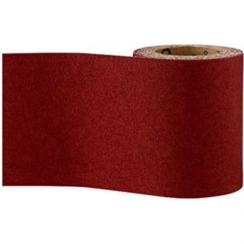 Papel de lija BOSCH rojo 115 millimeter x5m K80, 2609256B81