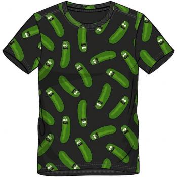 Rick and Morty T-Shirt Pickle Rick AOP Men's T-Shirt Black-M