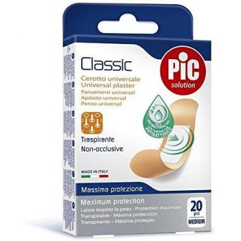 Assorted Classic Bactericidal Adhesive Plasters (Pack of 20)