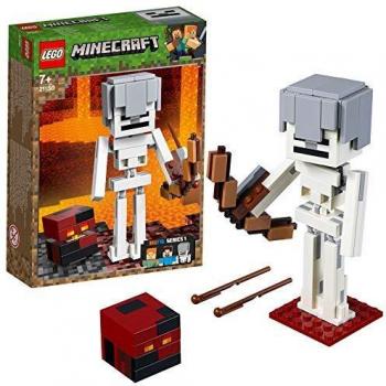 LEGO 21150 Minecraft BigFig: Esqueleto con Cubo de Magma
