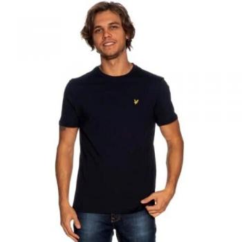 Camiseta Lyle & Scott Hombre Azul Marino Talla Grande Sin Estampado