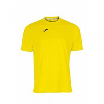 Camiseta de Manga Corta Joma Combi para Hombre en color amarillo