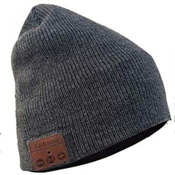 Lukasa Gorro Bluetooth Beanie Altavoces, Gorro Bluetooth 5.0 Auriculares Senza Fili Inalámbrico Gorro Música Invierno para Hombre Mujer