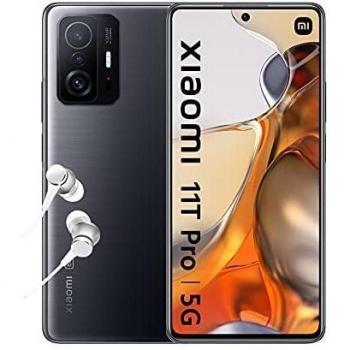 Xiaomi 11T Pro 5G - Smartphone 8+128 GB, 6,67 AMOLED flat DotDisplay de 120 Hz, Snapdragon 888, cámara PRO de 108 MP, 5000 mAh, Gris Meteorito
