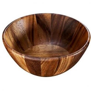 Cuenco de Acacia Redondo para Ensalada y Frutas 20 cm - Zassenhaus