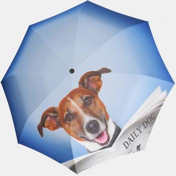 Paraguas plegable abre y cierra con estampados coloridos Art Daily Dog