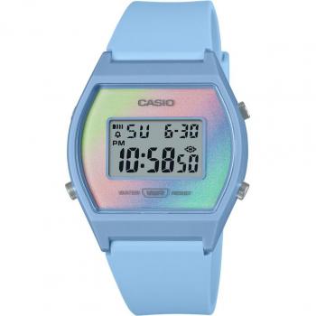 Casio Reloj Digital LW-205H-2AEF Azul Resistente Al Agua Mujer