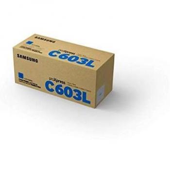 Samsung SU080A CLT-C603L High Yield Toner Cartridge, Cyan, Pack of 1