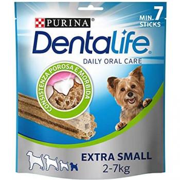 Purina Dentalife Multipack para Perros Minis, 42 sticks, snack dental para la higiene oral de perros muy pequeños, tamaño extra pequeño