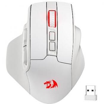 Redragon M806 Ergonomic Wireless RGB Gaming Mouse - 7 Programmable Buttons, 3-Mode Connection (BT & 2.4G)